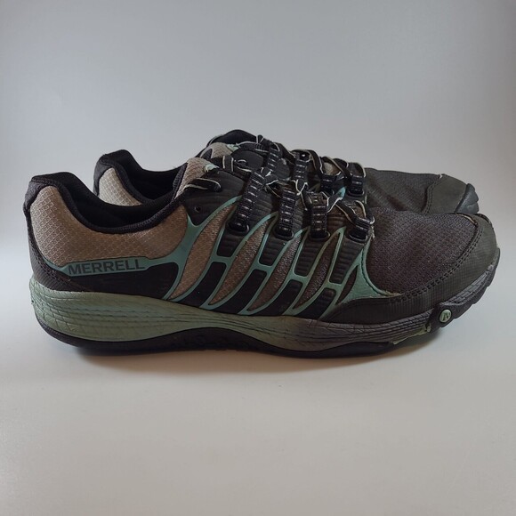 Merrell Womens All Out Fuse Run Hiking Trail J06332 Gray Blue sz 8.5 M - Picture 5 of 8